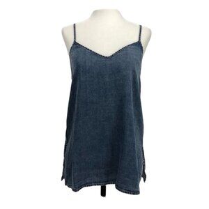 Calvin Klein Jeans  Blue chambray V neck camisole SP